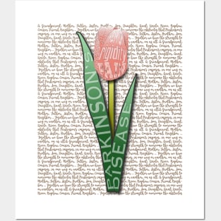 Parkinsons Worded Tulip Posters and Art